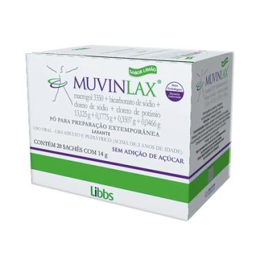 Imagem de Muvinlax Sabor Limão 20 sachês de 14g LIBBS