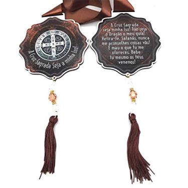 Imagem de Escapulário de Porta com Oração de São Bento