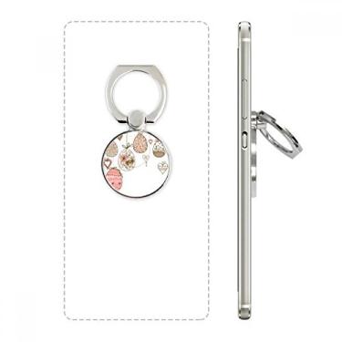 Imagem de Suporte de argola ajustável para celular em formato de ovo colorido da Easter Religion