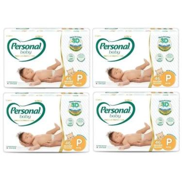Imagem de Kit Fralda Personal Baby Mega Premium Protection - Tam P - 184 Fraldas