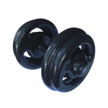 Imagem de Dumbbell Emborrachado Treinamento Funcional Academia 20Kg