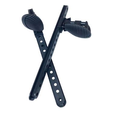 Imagem de YIJU Estacas de Pé de Caiaque Ajustáveis ​​Pedal de Canoa Gatilho Trava Design Furo Estilo Preto
