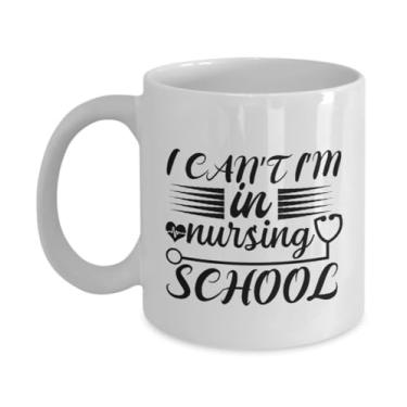 Imagem de Caneca de café de enfermagem, presente para enfermeira, ideia de presente de enfermeira, amante de enfermeira, ideia de presente de aniversário de Natal (325 ml)