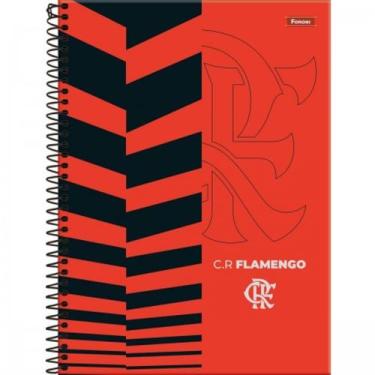 Imagem de Caderno Flamengo 10 Matérias C/160 Folhas Foroni