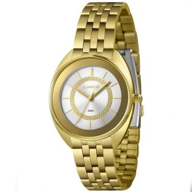 Imagem de Relógio LINCE feminino analógico dourado LRGJ171L38 S1KX