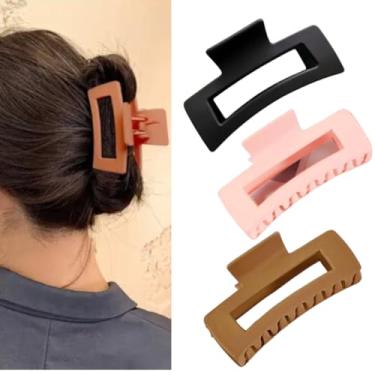 Imagem de Kit Piranha Prendedor Pregadeira de Cabelo Grande Acessório Luxo Estilo 8,5 cm (Kit "B")