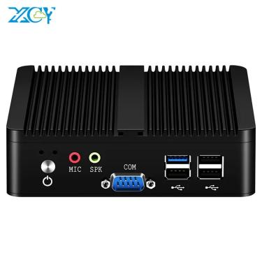 Imagem de XCY-Mini PC Fanless Intel Celeron J6412  Dual Ethernet  2x COM  RS232  RS485  Windows Linux  HDMI