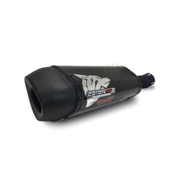 Imagem de Escapamento Coyote Modelo START Mini-Tri Alumínio - XRE 300 - Preto/Black