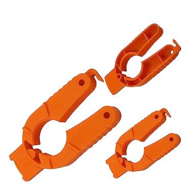 Imagem de Pacote com 3 garrafas multifuncionais e abridor de latas, garrafa de água de plástico, torção, sopa com aba de puxar, para mãos fracas, idosos, idosos, artrite reumatoide, garra de garrafa 3 em 1, removedor de vedação ergonômico