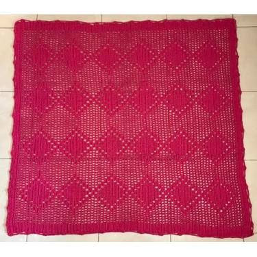 Imagem de Tapetão Grande Retangular em Crochê (Pink)