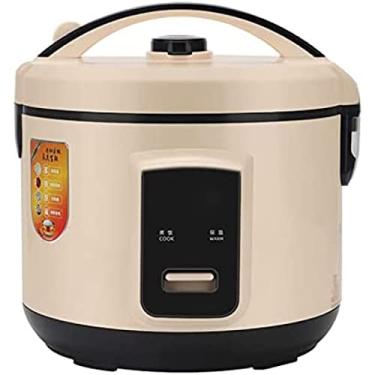 Imagem de Panela elétrica de arroz panela interna de aço inoxidável faz sopas manter quente automaticamente Recurso de cozimento com um toque com ensopados a vapor, grãos, cereais, 5L