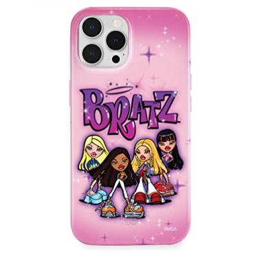 Imagem de Velvet Caviar x Capa Bratz para iPhone 13 Pro Max para mulheres - Capas protetoras fofas de celular com bonecas Bratz - Compatível com MagSafe - Pink Airbrush Angelz