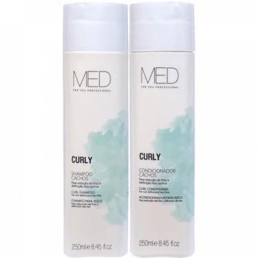 Imagem de Kit Med For You Curly Shampoo E Condicionador Homecare