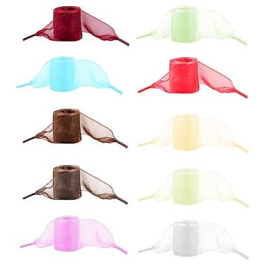 Imagem de Framendino, Cadarços de sapato modernos cadarços de cetim de seda macia cadarço de fio de neve para mulheres meninas tênis feminino, Estilo B, 47*1.57 inch