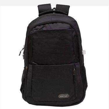 Imagem de Mochila Masculina Feminina Notebook Preta Executiva Xeryus- Preto - 11033