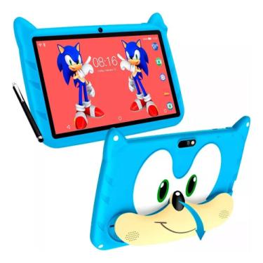 Imagem de Tablet Barato Sonic Infantil 4gb Ram 64gb Tela Grande Tablet para crianca