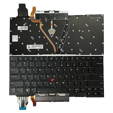 Imagem de JINTAI Teclado US Backlight Touchpad Botões Ferro Cinza Substituição para Lenovo ThinkPad X1 Yoga 4ª Geração 20QF 20QG 20SA 20SB