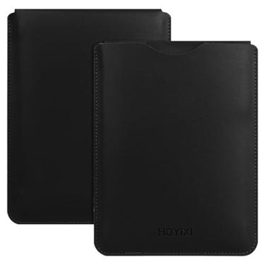 Imagem de HoYiXi Capa universal para Kindle Paperwhite/Colorsoft/Signature Edition 2024-2012/Kobo/Voyaga/Pocketbook/Sony/Tolino eReader Bolsa de manga leve para eBooks de 17,3 cm - Preta