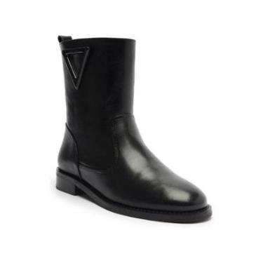 Imagem de Bota Salto baixo Couro Schutz Preto-Feminino