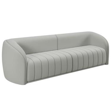 Imagem de Sofá 4 Lugares Para Sala 292cm Lazio M03 Veludo Creme - Lyam Decor