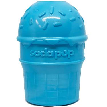 Imagem de Brinquedo Mordedor Recheável Cone de Sorvete SodaPup Para Cães Grandes
