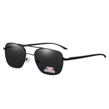 Imagem de Oculos de Sol Masculino Lente Polarizada Com Proteção UV Moda Casual Classico Leve