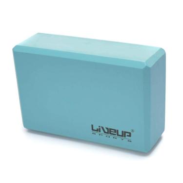 Imagem de BLOCO DE YOGA - 22,8X15,2X7,6CM - COR AZUL - LIVEUP SPORTS