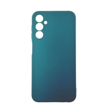 Imagem de Capa Compativel com Samsung Galaxy M35 Silicone Macia Veludo Forro Interno Premium Verde Musgo