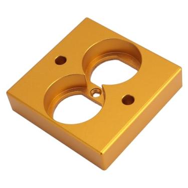 Imagem de Painel de Soquete de Alto-falante de Som HIFI, Painel Terminal de Alto-falante HIFI, Receptáculo de Alimentação de Alto-falante Montado na Parede Tipo 86 Profissional para (GOLD)