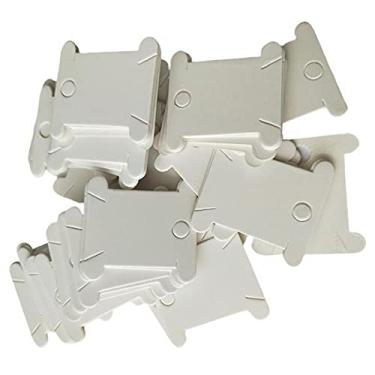 Imagem de Xiaojikuaipao Carretéis de fio dental de papelão rígido 5X 200x Carretel de linha carretel de suporte de ferramentas artesanais