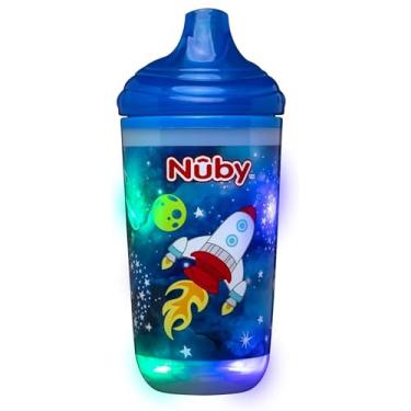 Imagem de Nûby Copo Pisca-Pisca Com Bico Rígido 300Ml Azul
