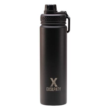 Imagem de Garrafa Térmica Inox 650ml Exsilpaty Joke – Preto – 12h Quente | 24h Gelado – Tampa Hermética Esportiva – Livre de BPA