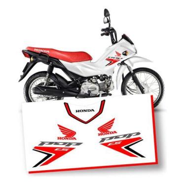 Imagem de Kit Adesivos Faixas Pop 110i Design 2024 2025 Lançamento - Design Off-