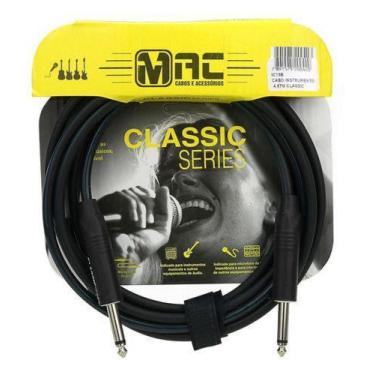 Imagem de Cabo Guitarra Violão Baixo P10 X P10 Macho Mono 4,57 M Ic15b - MAC CAB