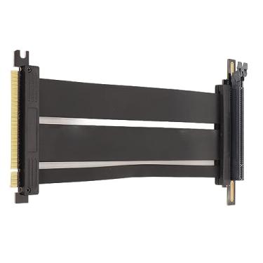 Imagem de Cabo de Extensão de Placa Gráfica, Cabo Riser PCIe 4.0 X16 Plug and Play, Compatível Com RTX3090, Fino e Dobrável de Alta Velocidade, 20 Cm Com Placa Gráfica