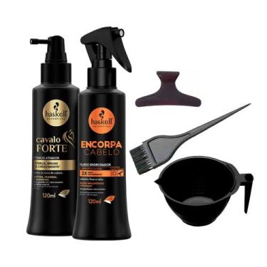 Imagem de Haskell Tônico Cavalo Forte + Encorpa Fios +Cumbuca/Presilha