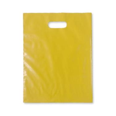 Imagem de Sacola alca vazada amarelo (30x40 cm.) c/ 1 kg. - TAMAROZZI