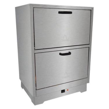 Imagem de Estufa Marmiteira Alimentos Inox 66x55x92 cm EM 54L Metalmaq, 110V