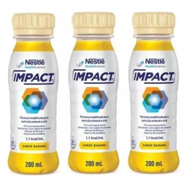 Imagem de Impact Nestlé Kit C/3 200ML (escolha o Sabor) - Nestlé Impact, Banana