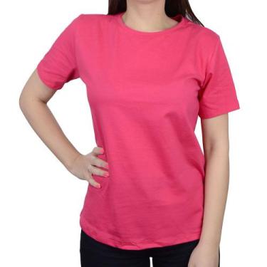 Imagem de Camiseta Feminina Lunender Meia Malha Rosa Virtual - 00462, M