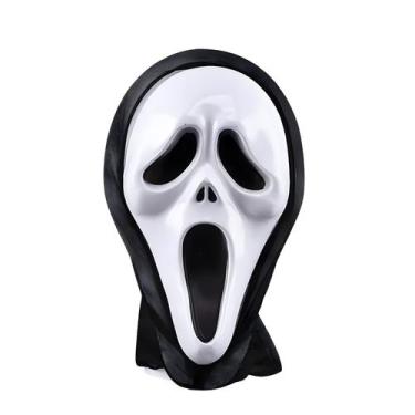 Imagem de Máscara pânico com capuz festa fantasia hallowen carnaval - ANDS