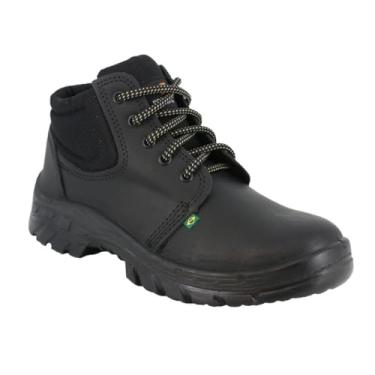 Imagem de BOTA DE SEGURANÇA ECOSAFETY PS139-AP BICO DE PVC COURO LATEGO PRETO C.A 40677 Tamanho:45
