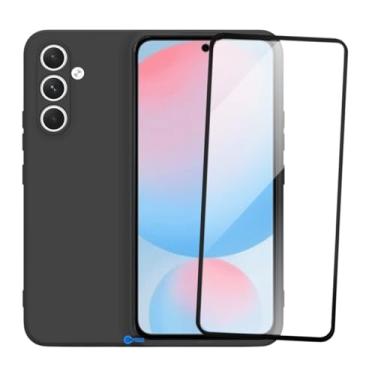 Imagem de Kit Capa Capinha Aveludada e Película de Vidro 3D Compatível Samsung Galaxy S24 FE - SMART E CASE