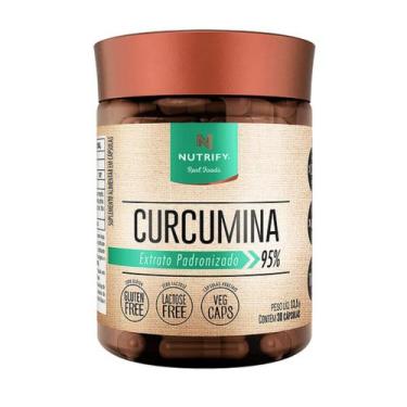 Imagem de Curcumina Extrato De Cúrcuma Vegan 30Cps Nutrify - Original