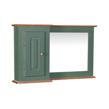 Imagem de Armário De Banheiro Com Espelho 1 Porta e Prateleira Dália 3059-97 Lin