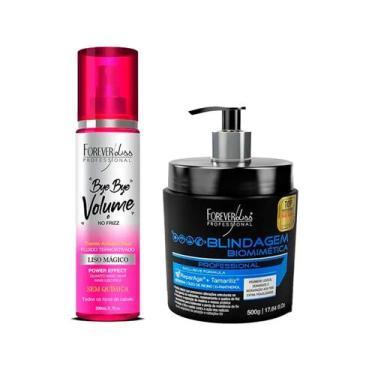 Imagem de Kit Bye Bye Liso Mágico e Máscara Blindagem Forever Liss - Forever Lis