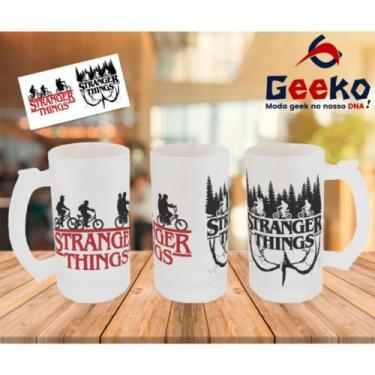 Imagem de Caneca de Chopp Stranger Things Geeko, Jateada, 500ml