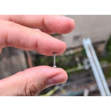 Imagem de Piercing Básico Titânio G23 Sobrancelha Tragus Mamilo Ferradura Labret