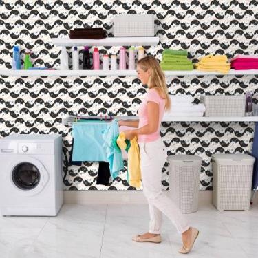 Imagem de Papel de Parede Cats Oriental - QCola, 0,60 x 3,00 metros