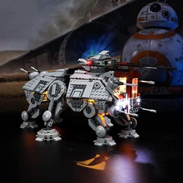 Imagem de Vaodest LED Light for Lego Star Wars at-TE Walker 75337 Set,Design and Configuration Compatible with Model 75337(LED Light Only, Not Building Block Kit)
